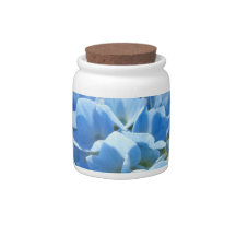 Pot à bonbons pour infirmières Fleurs d'hortensia