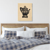 Pot à café vintage sur toile (Insitu(Chambre))