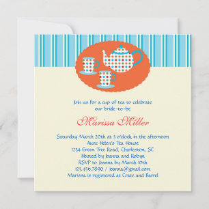 Pot Bridal Shower Invitation Kaart