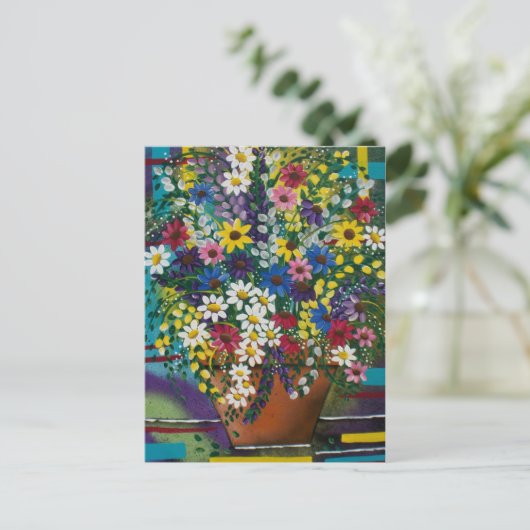 POT D'ART DE FOLK DE Daisy PAR LORI EVERETT carte  (Debout devant)