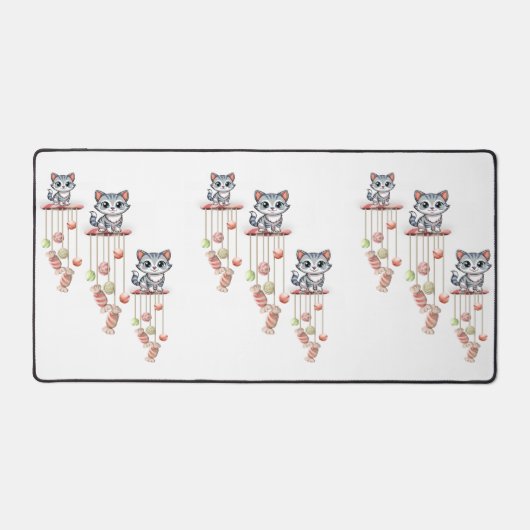 Pot de bureau Chat Kitten Meow Chimes (Recto)