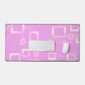 Pot de bureau rose (Clavier et souris)