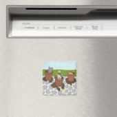 Pot de fleurs Kittens Magnet (In Situ (Lave-vaisselle))