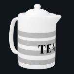 Pot de thé en porcelaine - Gray Hovers<br><div class="desc">Je l'ai laissé pour que vous puissiez soit modifier le texte,  l'enlever complètement ou partir tel quel.</div>