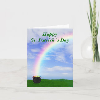 Pot d'or St. Patrick's Day - Carte de voeux
