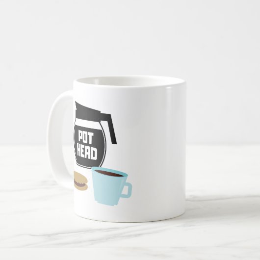 Pot Head Coffee Pot Mok (Voorkant links)