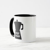POT HEAD FUNNY CAFÉ MUG (Devant gauche)
