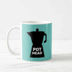 POT HEAD GRAPPIGE KOFFIE MOK
