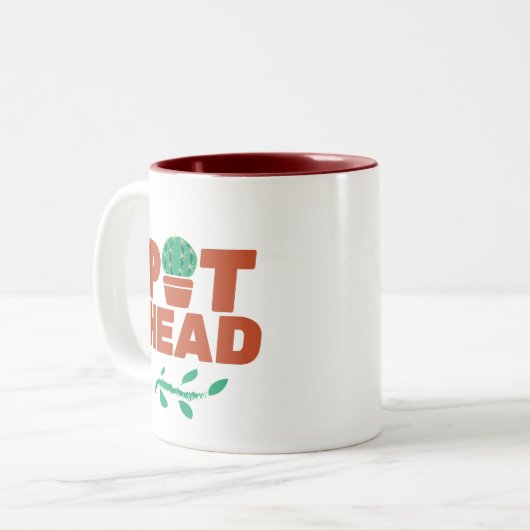 Pot Head Pot Plante Mug (Devant gauche)