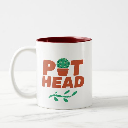Pot Head Pot Plante Mug (Gauche)