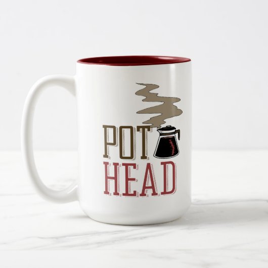 Pot Head Tweekleurige Koffiemok (Links)