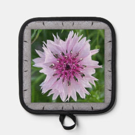 Pot Holder met Mooie Roze Nigella Pannenlap