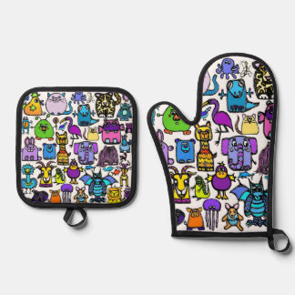 Pot Holder Ovenwant & Pannenlap Set