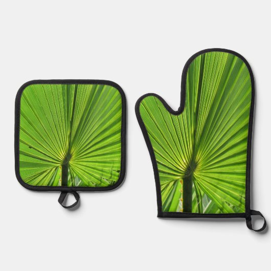 Pot Holder Set - Palm Frond (Voorkant)