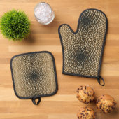 Pot Holder Set - Zonnebloem geometrie (Top down)