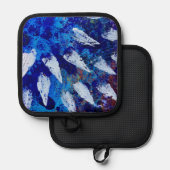 Pot Houders in Skyburst Design (Voorkant / Achterkant)