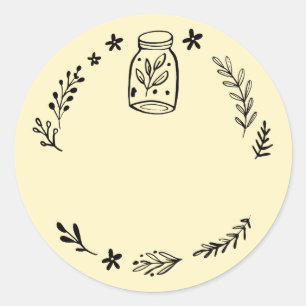 Pot / Kruiden Lege Sticker Label