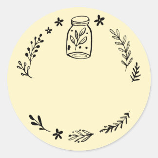 Pot / Kruiden Lege Sticker Label
