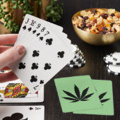Pot leaf-spelkaarten pokerkaarten (Insitu)