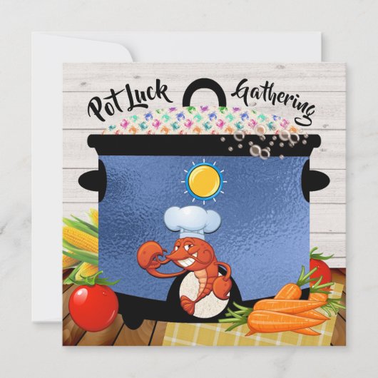 Pot Luck / Tout Type Invitation (Devant)