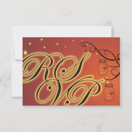 Pot Mason et Luciole Recto-Verso RSVP Orange (Devant)
