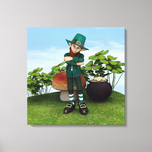 Pot met Goud Canvas Afdruk (Voorkant)