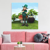 Pot met Goud Canvas Afdruk (Insitu (Woonkamer))