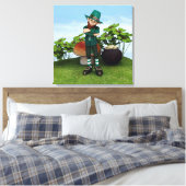 Pot met Goud Canvas Afdruk (Insitu (Slaapkamer))