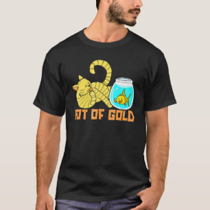 Pot met goud Onderwater Goudvis Vis Aquarist Vis T-shirt