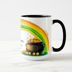Pot met gouden munten St. Patrick's Day Mok