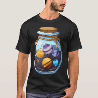 pot met planeten t-shirt