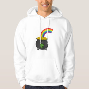 Pot of Gold Rainbow-Cartoon Hoodie