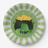 Pot o'Gold Leprechaun Pet Papieren Bordje (Voorkant)