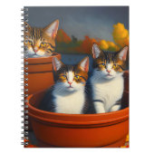 Pot Plante Kittens, Carnet (Devant)