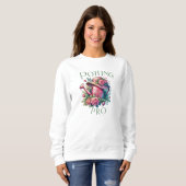 Pot Pro Pink Waters Can Garden Sweatshirt (Devant entier)