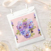 Pot rose Pansy Fleurs florales Fête Favoriser Sacs (Coupé)