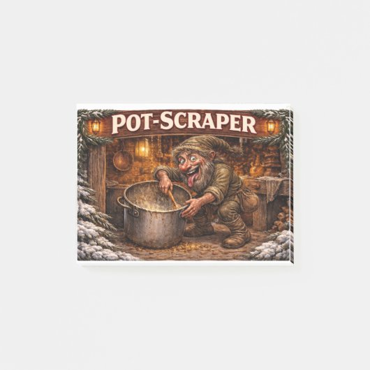 Pot Scraper Icelandic Yule Lad  Post-it® Notes (Voorkant)