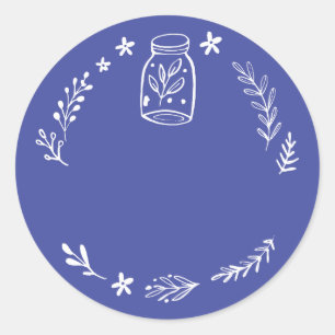 Pot / Spice Blank Sticker Label