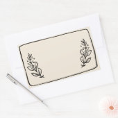 Pot / Spice Blank Sticker Label VII (Envelop)