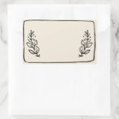 Pot / Spice Blank Sticker Label VII (Tas)