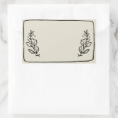 Pot / Spice Blank Sticker Label VII (Tas)