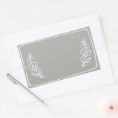 Pot / Spice Blank Sticker Label VII (Envelop)