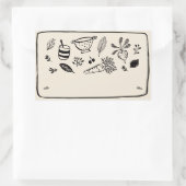 Pot / Spice Blank Sticker Label VIII (Tas)