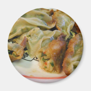 Pot Stickers Food Magneet