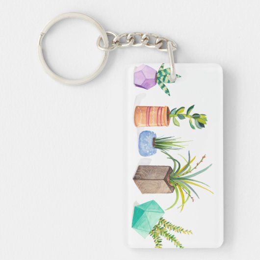 Pot Succulenten Sleutelhanger (Voorkant)