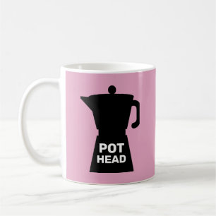 POT TÊTE FUNNY ROSE CAFÉ MUG