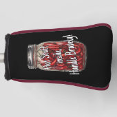 Pot van gedroogde paprika's golfheadcover (Voorkant)