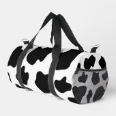 Potaches de vache noir et blanc sac à double motif (Coin droit)