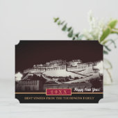 Potala Palace en gelukkig nieuwjaar! Kaart/Lhasa t Feestdagenkaart (Staand voorkant)