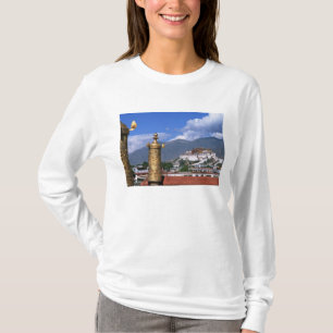Potala Palace in Lhasa, Tibet uit T-shirt